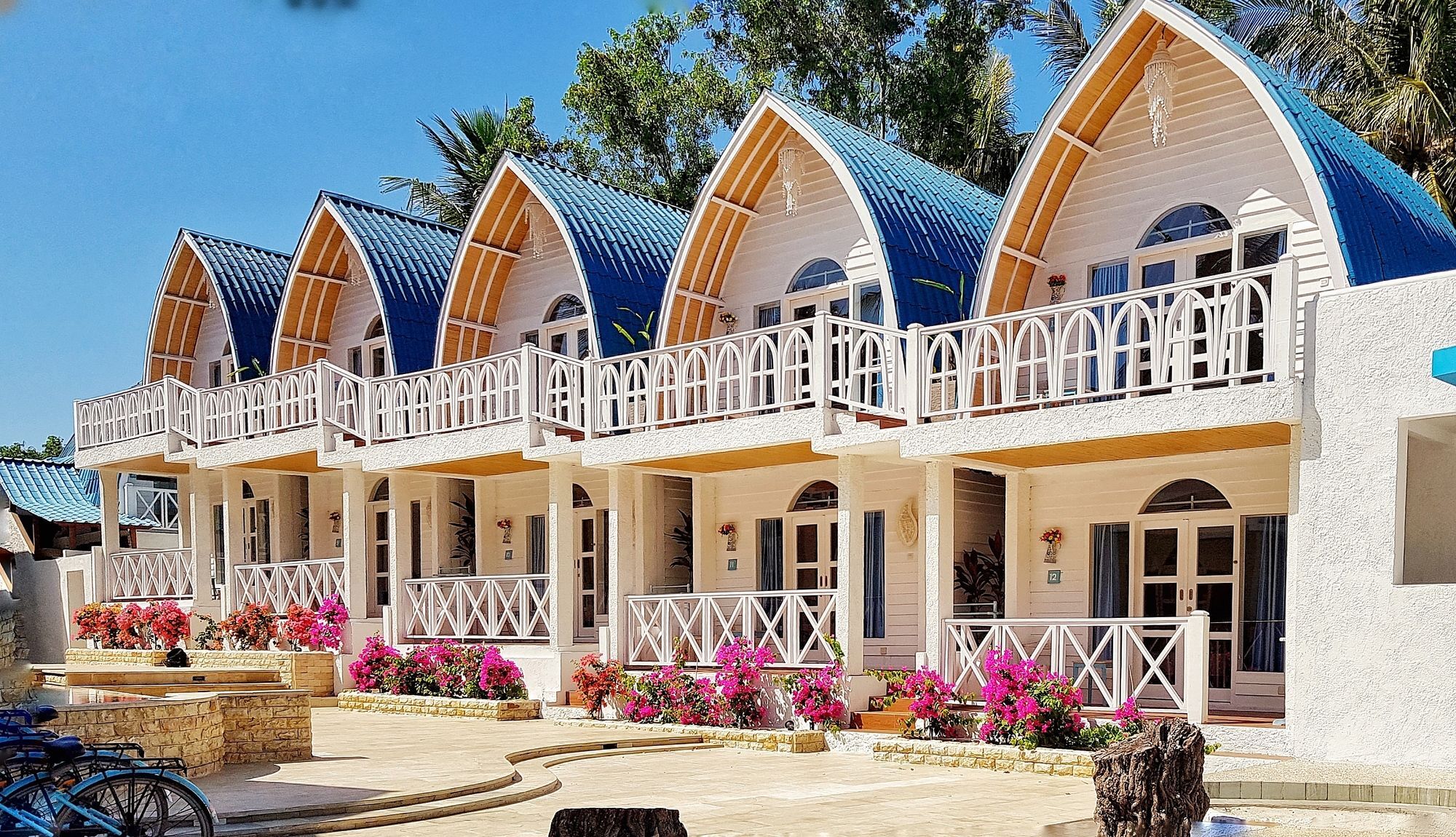 Santorini Beach Resort Quần đảo Gili Ngoại thất bức ảnh